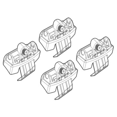 N21206-A-01.JPG Kit Attacchi C206 Alfa Romeo Stelvio Attacchi Tetto Barre Portatutto Auto