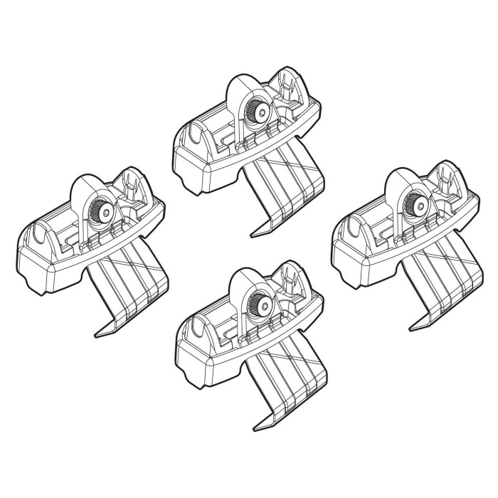 N21216-A-01.JPG Kit Attacchi C216 Volvo S90 4p Attacchi Tetto Barre Portatutto Auto