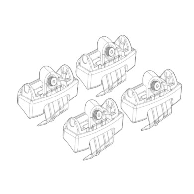 N21245-A-01.JPG Kit Attacchi C245 Audi A3 Sportback Attacchi Tetto Barre Portatutto Auto