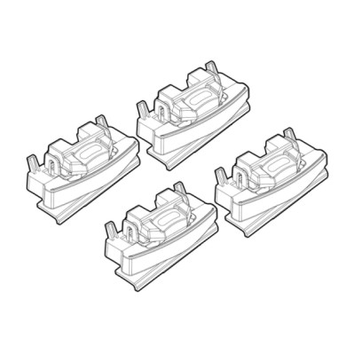 N21257-A-01.JPG Kit Attacchi C257 Solterra 5p-bz4x Attacchi Tetto Barre Portatutto Auto