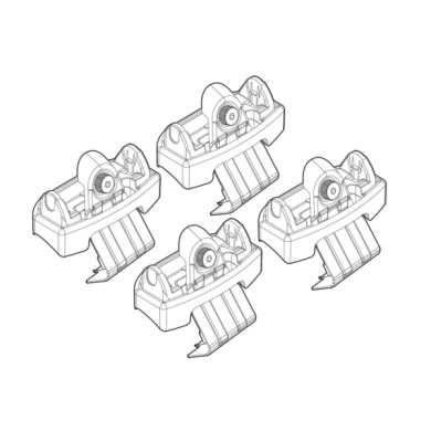 N21259-A-01.JPG Kit Attacchi C259 500e 3p Attacchi Tetto Barre Portatutto Auto