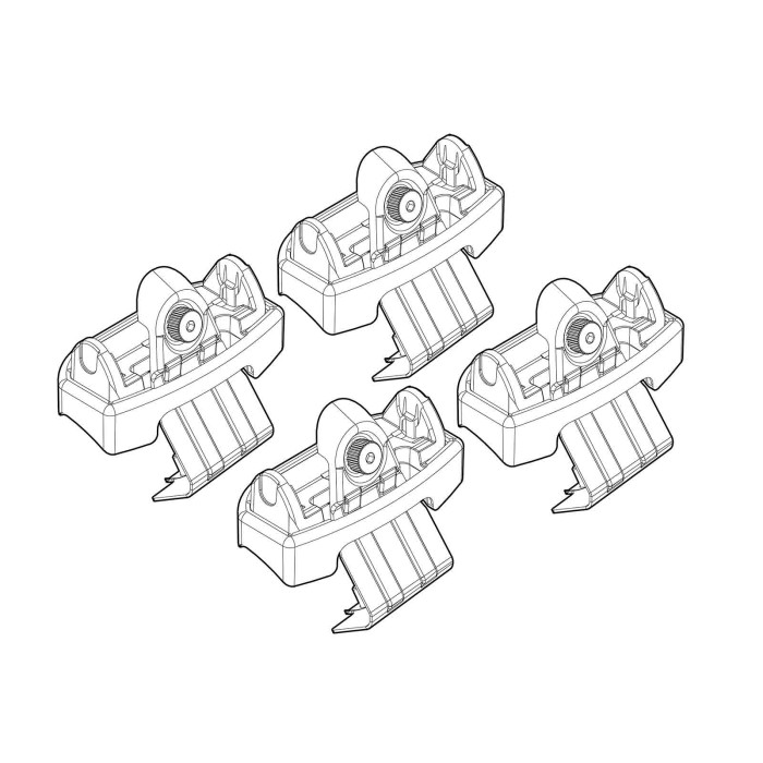 N21259-A-01.JPG Kit Attacchi C259 500e 3p Attacchi Tetto Barre Portatutto Auto