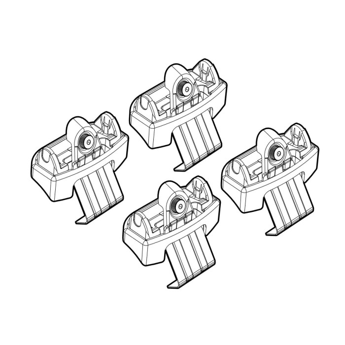 N21264-A-01.JPG Kit Attacchi C264 Honda Zr-v Attacchi Tetto Barre Portatutto Auto