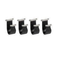 Kit 4 Cinghie Per Barre Snap F0 156 Crosswagon-156 Sportwagon Attacchi Railing Standard Barre Portatutto Auto
