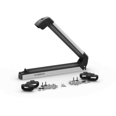 N40010-S-01.JPG Nordic King Evo Aluminium Nk 40 Portasci Per Barre Da Tetto Argento Portasci Nordrive Portasci
