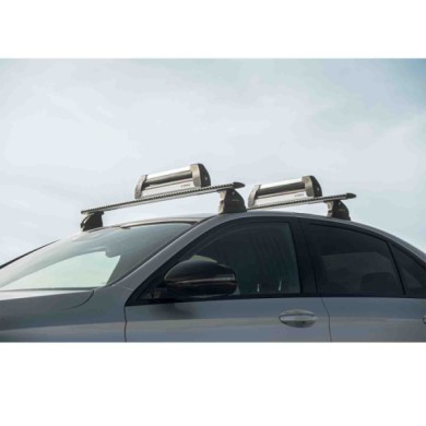 N40010-S-03.JPG Nordic King Evo Aluminium Nk 40 Portasci Per Barre Da Tetto Argento Portasci Nordrive Portasci