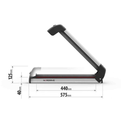 N40010-A-01.JPG Nordic King Evo Aluminium Nk 40 Portasci Per Barre Da Tetto Argento Portasci Nordrive Portasci