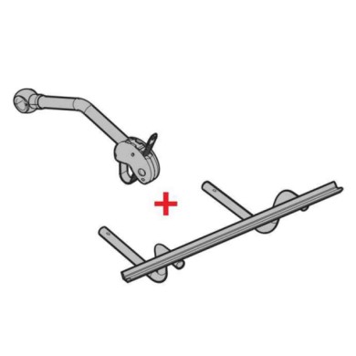 N50411-D-01.JPG Elix+1 Kit Di Estensione 1 Ciclo Per Il Portabici Elix 2 Portabiciclette Per Gancio Traino Portabiciclette