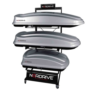 N60030-A-02.JPG Espositore Con Ruote Per 3 Box Tetto Accessori E Ricambi Box Tetto