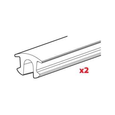 N99992-D-01.JPG Set 2 Gomme Inferiori L   125 Cm Ricambi Nordrive Ricambi Portaggio