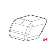 N99995-D-01.JPG Set 4 Tappi Per Barre Quadra Ricambi Nordrive Ricambi Portaggio