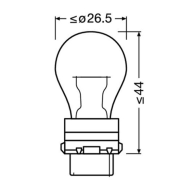 O3757AK-S-01.JPG 12v Original Line Py27/7w 27/7w Wx2 5x16q 1 Pz Sfuso Arancio Original Line 12v Osram Alogene