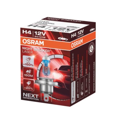 P43T.JPG 12v Night Breaker Laser H4 60/55w P43t 1 Pz Scatola Night Breaker Laser 12v Osram Alogene