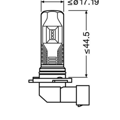 O9745CW-S-01.JPG 12v Ledriving Fl (h10) 13w Py20d 2 Pz Scatola Ledriving Fl 12v Osram Led