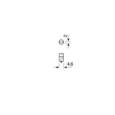 OA2722BLI2-C-01.JPG 12v Original Line 2w W2x4 6d 2 Pz Blister Original Line 12v Ausiliarie Osram Alogene
