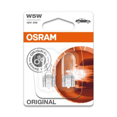 W2v1X9v5D.JPG 12v Original Line W5w 5w W2 1x9 5d 2 Pz Blister Original Line 12v Ausiliarie Osram Alogene