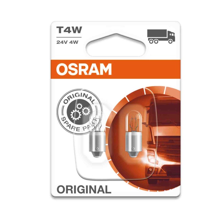 BA9S.JPG 24v Original Line T4w 4w Ba9s 2 Pz Blister Original Line 24v Ausiliarie Osram Alogene
