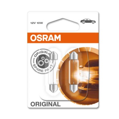 SV8v5-8.JPG 12v Original Line 11x41 Mm 10w Sv8 5 8 2 Pz Blister Original Line 12v Ausiliarie Osram Alogene