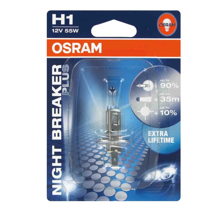 P14v5S.JPG 12v Night Breaker Plus H1 55w P14 5s 1 Pz Blister Night Breaker Plus 12v Osram Alogene