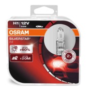 P14v5S.JPG 12v Silverstar 2.0 H1 55w P14 5s 2 Pz Scatola Plast. Silverstar 2.0 12v Osram Alogene
