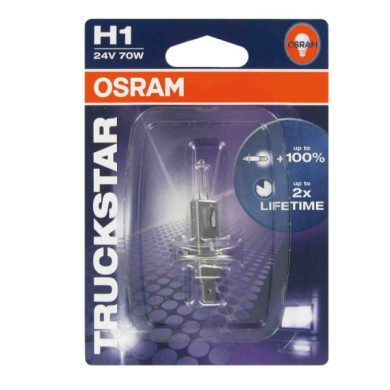 P14v5S.JPG 24v Truckstar H1 70w P14 5s 1 Pz Blister Truckstar 24v Osram Alogene