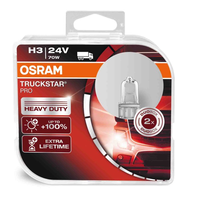 PK22S.JPG 24v Truckstar Pro H3 70w Pk22s 2 Pz Scatola Plast. Truckstar Pro 24v Osram Alogene