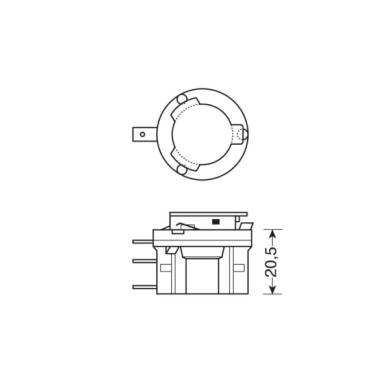 OA64176-C-01.JPG 12v Original Line H15 15/55w Pgj23t 1 1 Pz Scatola Original Line 12v Osram Alogene