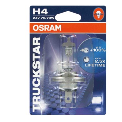 P43T.JPG 24v Truckstar H4 75/70w P43t 1 Pz Blister Truckstar 24v Osram Alogene