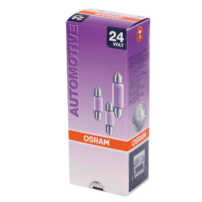 SV8v5-8.JPG 24v Original Line C5w 11x35 Mm 5w Sv8 5 8 1 Pz Sfuso Original Line 24v Ausiliarie Osram Alogene