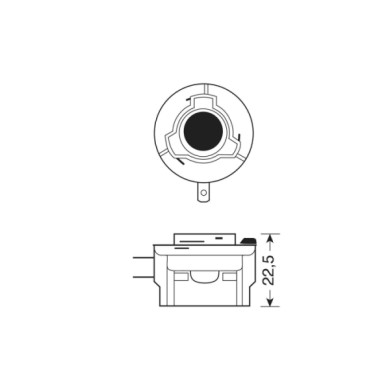 OA64242-C-01.JPG 12v Original Line H8b 35w Pgjy19 1 1 Pz Scatola Original Line 12v Osram Alogene