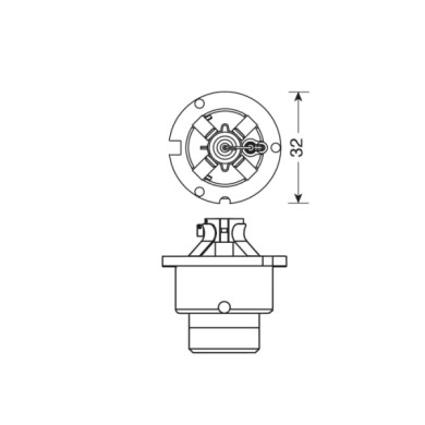 OA66450-C-01.JPG Xenarc D4r 35w P32d 6 1 Pz Scatola Xenarc Original Osram Xeno