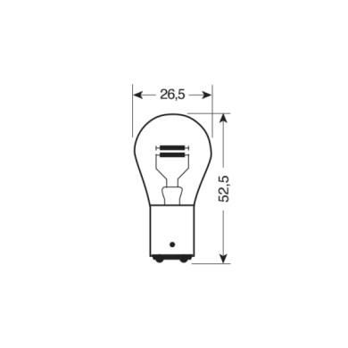OA7240-S-01.JPG 12v Original Line 21/5 21/5w Ba15d 1 Pz Sfuso Original Line 12v Ausiliarie Osram Alogene