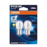 BAU15S.JPG 12v Diadem Chrome Py21w 21w Bau15s 2 Pz Blister Arancio Diadem 12v Osram Alogene