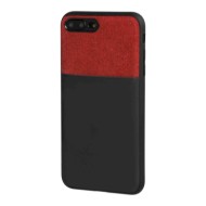 P14934-S-01.JPG Duo Pocket Cover Bicolore Con Inserti Metallici Apple Iphone 7 Plus/8 Plus Nero/rosso Custodie E Cover