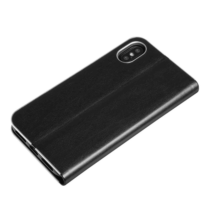 P14950-S-01.JPG Club Cover A Libro In Skeentex Apple Iphone X Nero/argento Club Cover A Libro In Skeentex Custodie E Cover