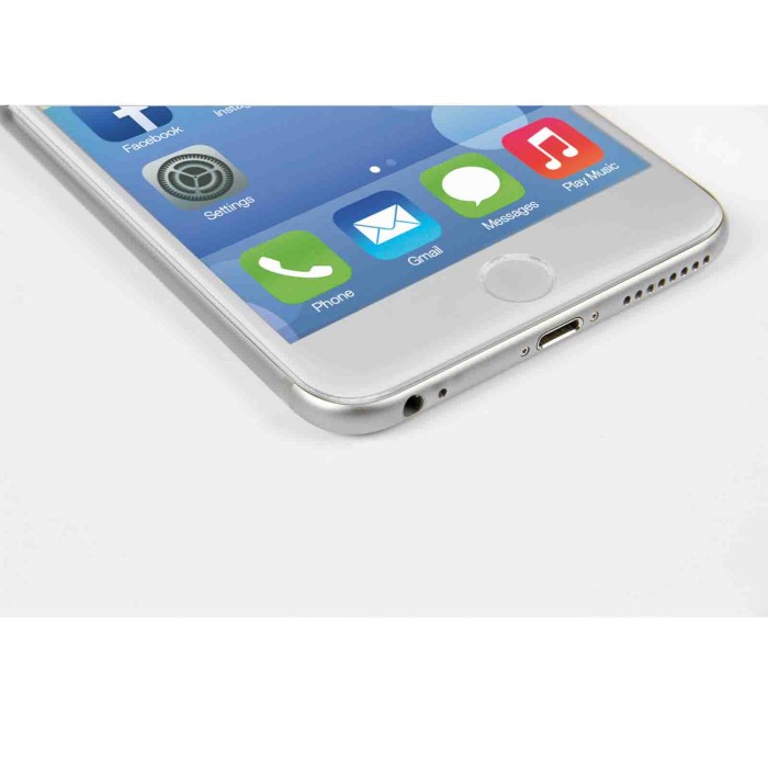 P15050-A-03.JPG Phantom Vetro Temperato Protettivo Da Bordo A Bordo Apple Iphone 6/6s Glossy Black Protezioni Schermo