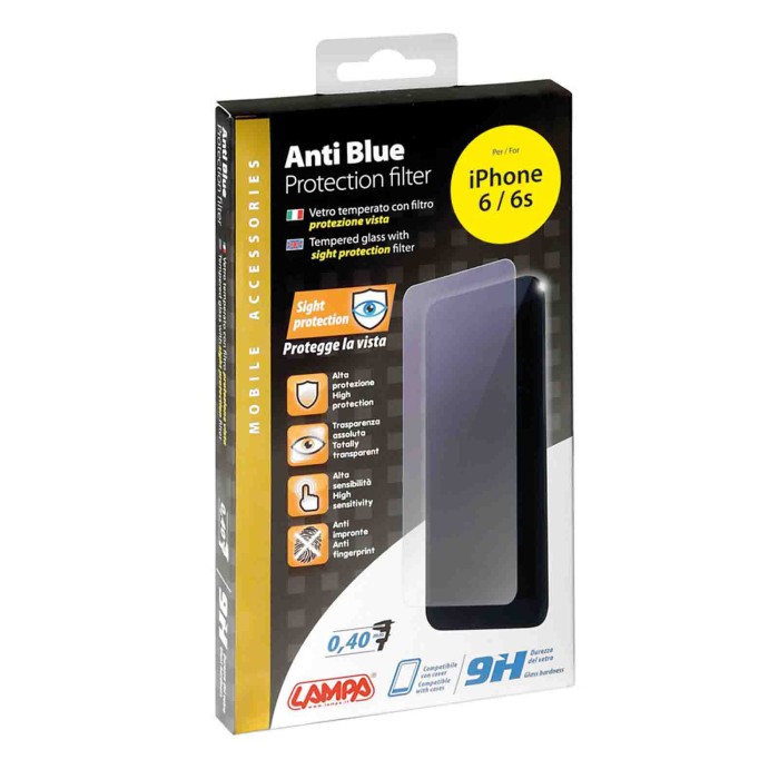 P15103-C-01.JPG Anti Blue Vetro Temperato Con Filtro Protezione Vista Apple Iphone 6/6s Anti Blue Vetro Temperato Con Filtro Pro