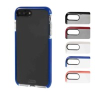 Alpha Guard Cover Ultra Protettiva Anti Shock Flessibile Apple Iphone 7/8 Fumè/nero Custodie E Cover