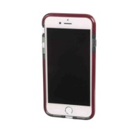 Alpha Guard Cover Ultra Protettiva Anti Shock Flessibile Apple Iphone 7/8 Fumè/rosso Custodie E Cover