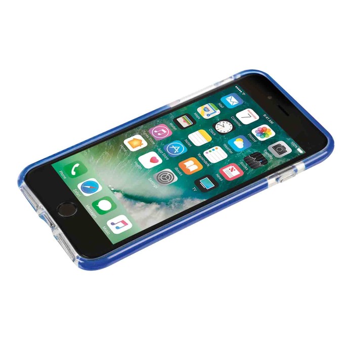 P15508-S-04.JPG Alpha Guard Cover Ultra Protettiva Anti Shock Flessibile Apple Iphone 7 Plus/8 Plus Trasparente/blu Custodie E C