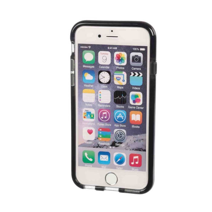 P15510-S-02.JPG Alpha Guard Cover Ultra Protettiva Anti Shock Flessibile Apple Iphone 6/6s Fumè/nero Custodie E Cover