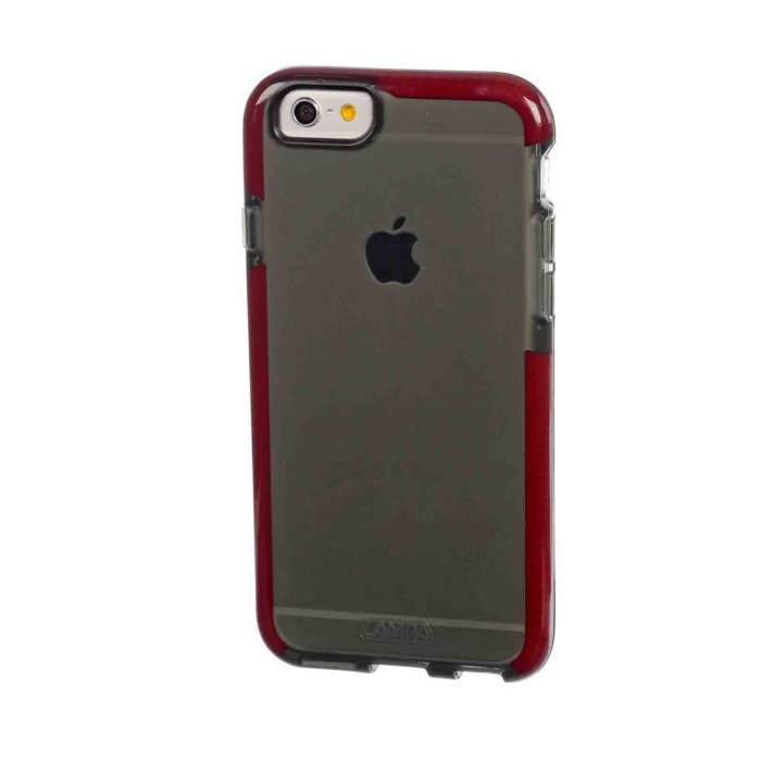 P15511-S-01.JPG Alpha Guard Cover Ultra Protettiva Anti Shock Flessibile Apple Iphone 6/6s Fumè/rosso Custodie E Cover