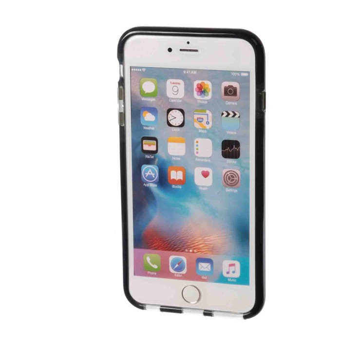 P15515-S-02.JPG Alpha Guard Cover Ultra Protettiva Anti Shock Flessibile Apple Iphone 6 Plus/6s Plus Fumè/nero Custodie E Cover