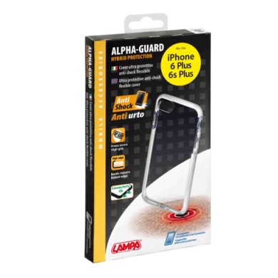 P15517-S-05.JPG Alpha Guard Cover Ultra Protettiva Anti Shock Flessibile Apple Iphone 6 Plus/6s Plus Trasparente/bianco Custodie