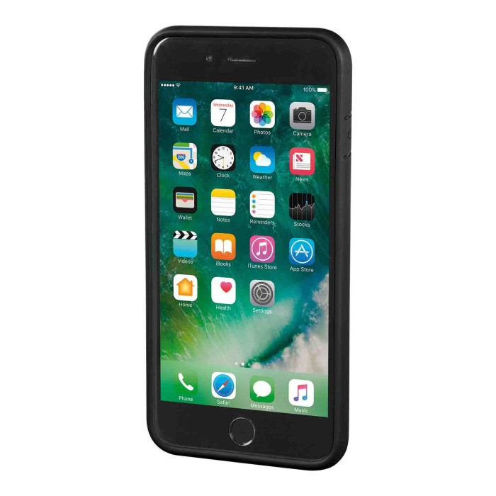 P15533-A-03.JPG Prime Cover Protettiva Con Cornice Colorata Apple Iphone 7 Plus/8 Plus Trasparente/nero Custodie E Cover