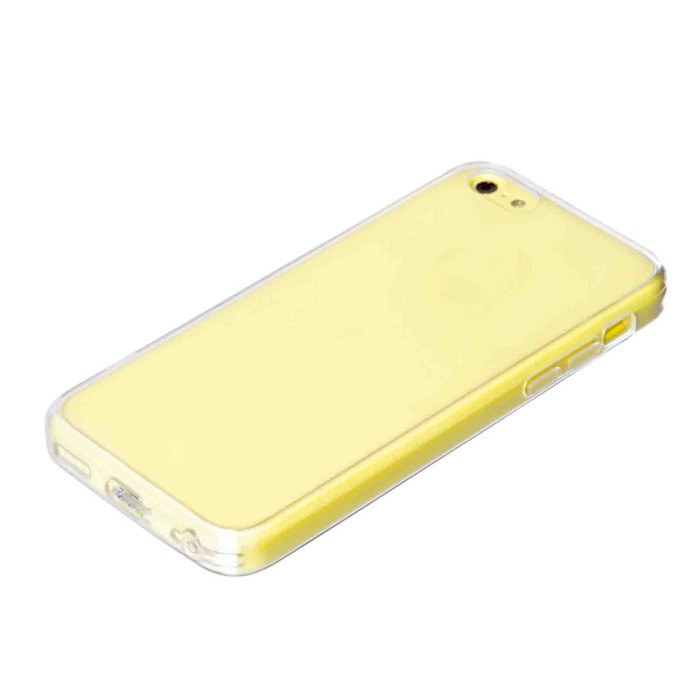 P15751-C-01.JPG Clear Cover Cover Trasparente Rigida Con Cornice In Gomma Apple Iphone 5c Custodie E Cover