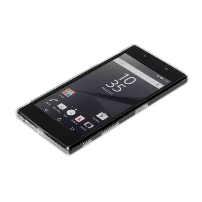 P15777-S-01.JPG Clear Cover Cover Trasparente Rigida Con Cornice In Gomma Sony Xperia Z5 Custodie E Cover