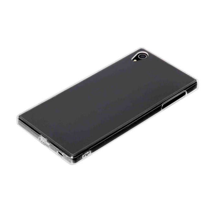 P15777-C-01.JPG Clear Cover Cover Trasparente Rigida Con Cornice In Gomma Sony Xperia Z5 Custodie E Cover