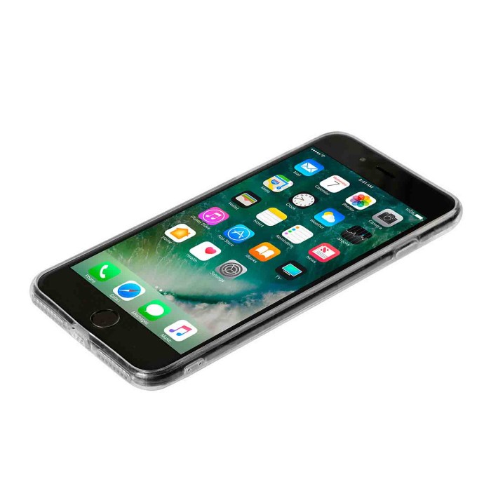 P15801-S-01.JPG Clear Cover Cover Trasparente Rigida Con Cornice In Gomma Apple Iphone 7 Plus/8 Plus Custodie E Cover