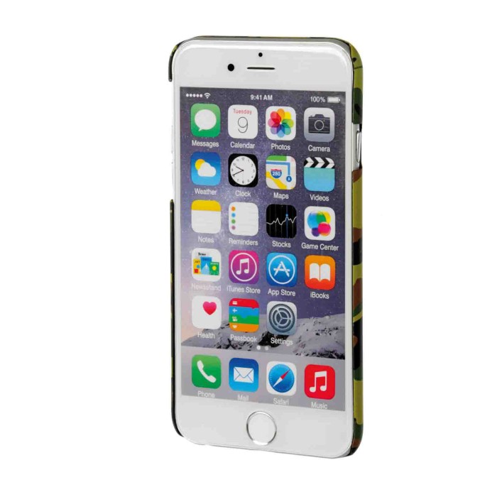 P15901-S-02.JPG Stylish Cover Gommata Sottile Apple Iphone 6/6s Green Camo Stylish Cover Gommata Custodie E Cover